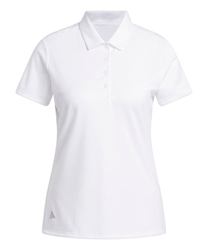 Tryck din logga på Piké från adidas - Anpassa adidas Performance Polo - Dam i färgen Vit för företag, föreningar och privatpersoner