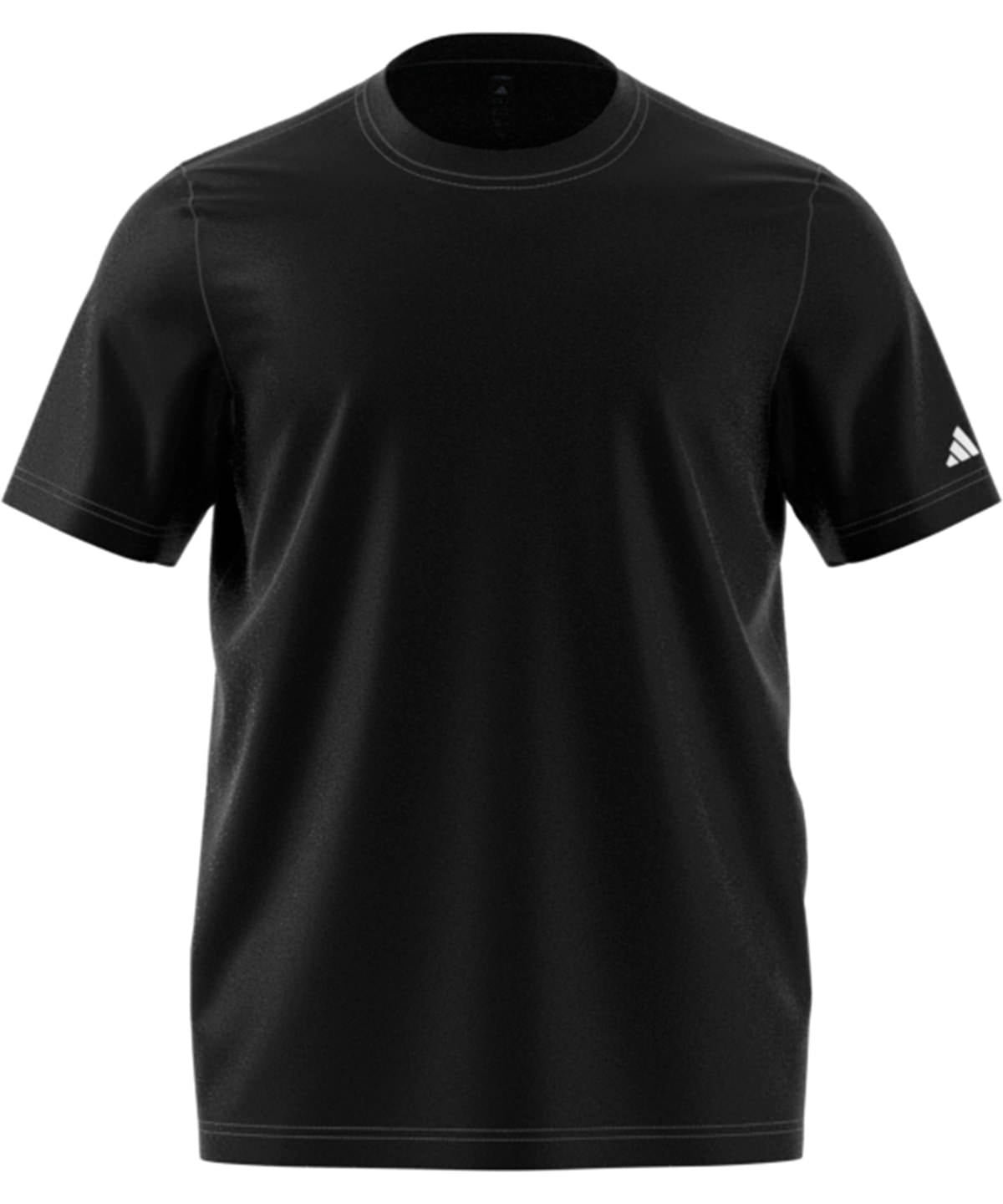 Tryck din logga på T-shirts från adidas - Anpassa Blank Tee -Unisex i färgen Svart för företag, föreningar och privatpersoner