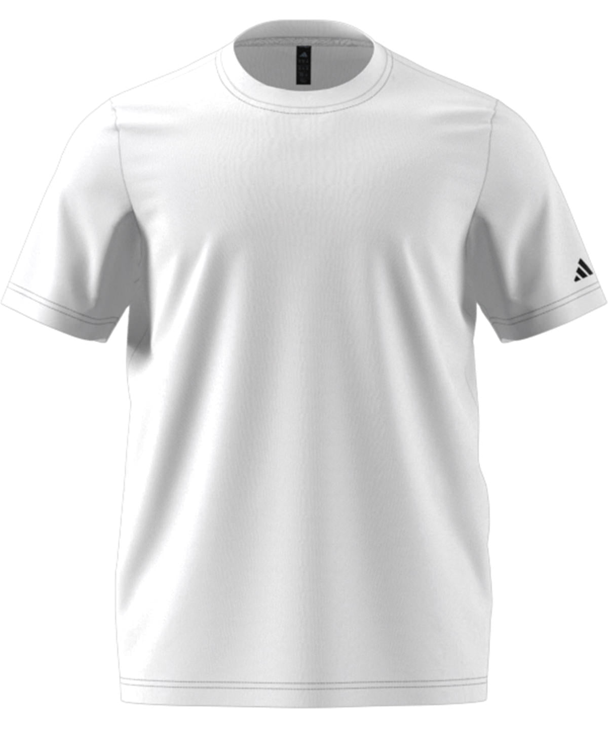 Tryck din logga på T-shirts från adidas - Anpassa Blank Tee -Unisex i färgen Vit för företag, föreningar och privatpersoner