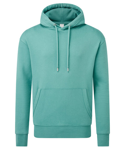 Tryck din logga på Hoodies från Anthem - Anpassa Anthem - Studio Hoodie i färgen Teal för företag, föreningar och privatpersoner