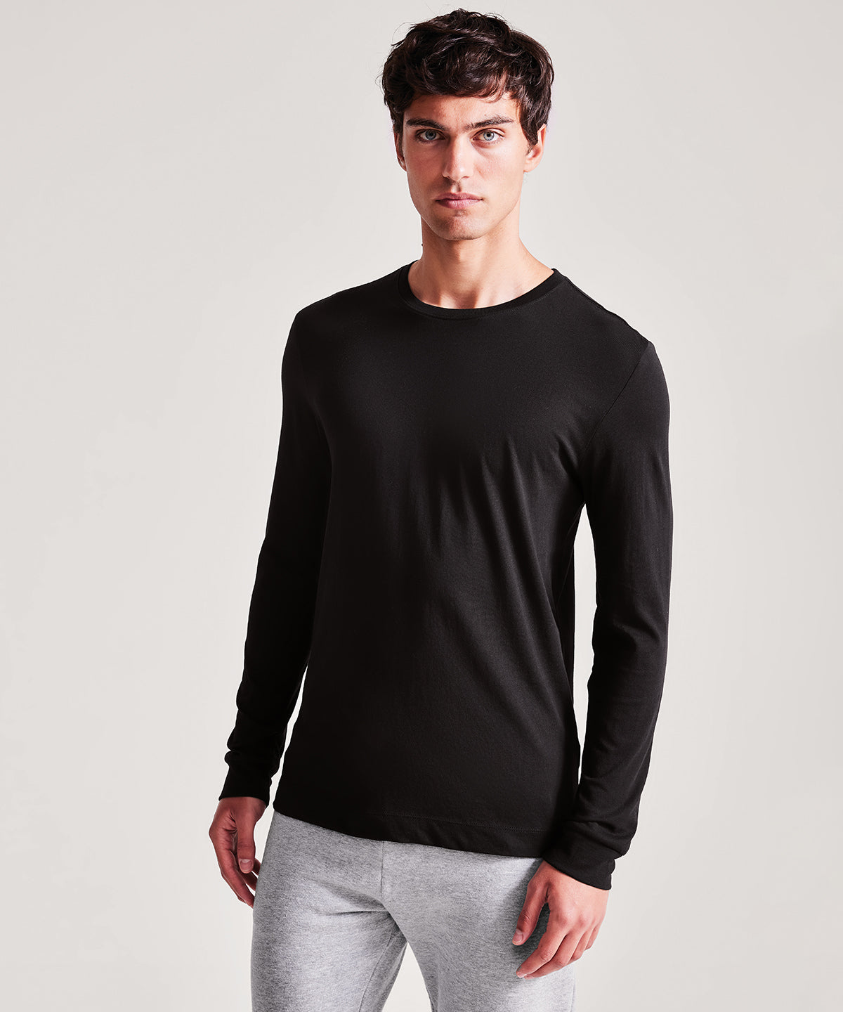 Tryck din logga på T-shirts från Anthem - Anpassa Anthem Long Sleeve Tee i färgen för företag, föreningar och privatpersoner