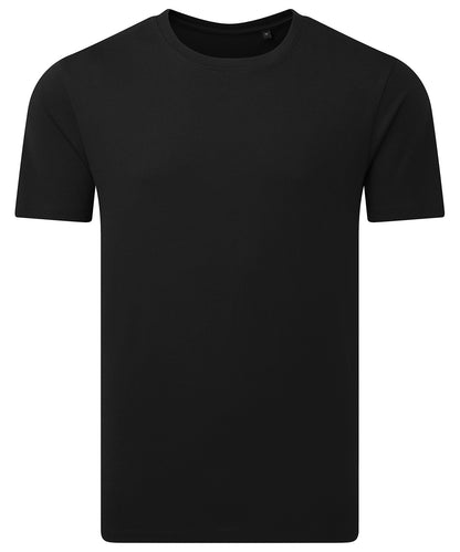 Tryck din logga på T-shirts från Anthem - Anpassa Anthem Midweight Tee i färgen Svart för företag, föreningar och privatpersoner