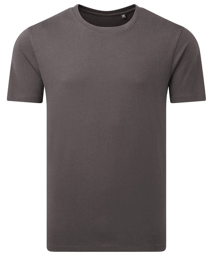 Tryck din logga på T-shirts från Anthem - Anpassa Anthem Midweight Tee i färgen Mörkgrå för företag, föreningar och privatpersoner
