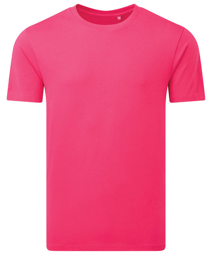 Tryck din logga på T-shirts från Anthem - Anpassa Anthem Midweight Tee i färgen Mörkrosa för företag, föreningar och privatpersoner