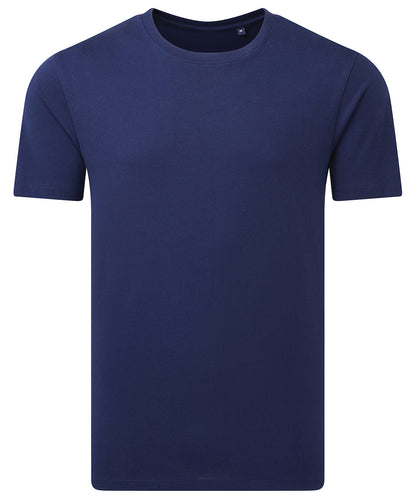 Tryck din logga på T-shirts från Anthem - Anpassa Anthem Midweight Tee i färgen Marinblå för företag, föreningar och privatpersoner
