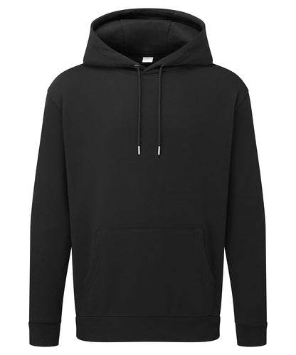 Tryck din logga på Hoodies från Anthem - Anpassa Anthem - Studio Hoodie i färgen Svart för företag, föreningar och privatpersoner