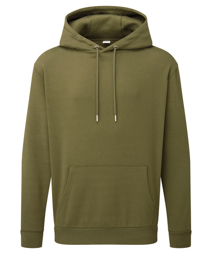 Tryck din logga på Hoodies från Anthem - Anpassa Anthem - Studio Hoodie i färgen Khaki för företag, föreningar och privatpersoner