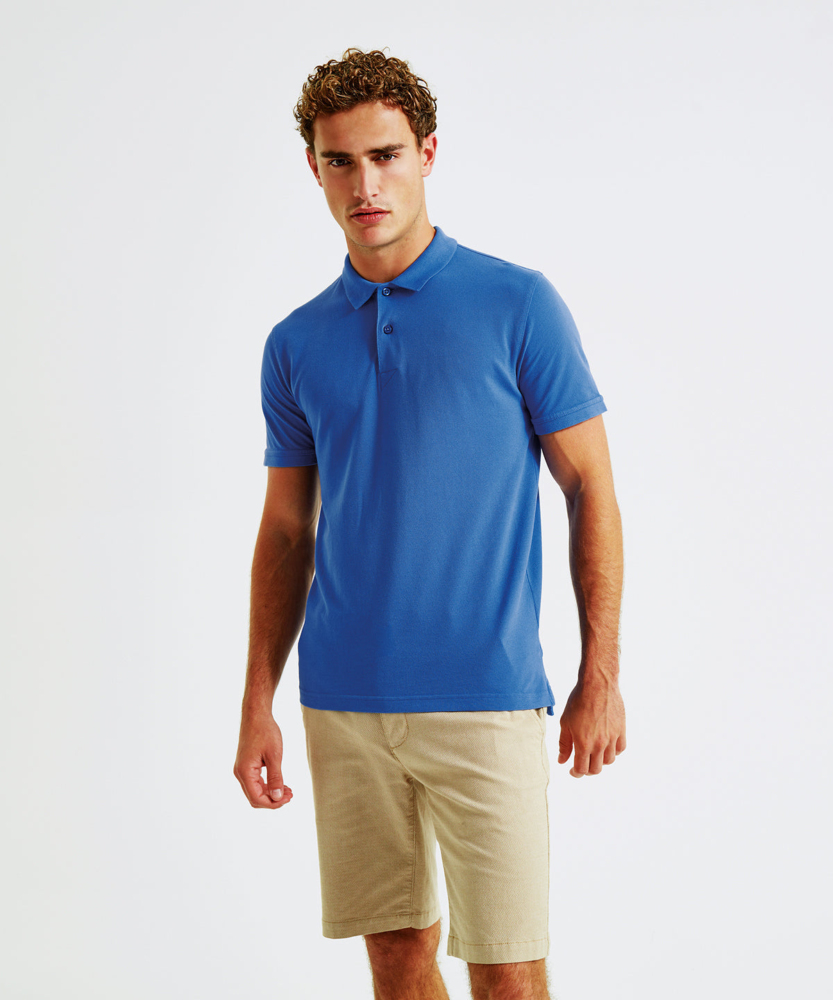 Tryck din logga på Piké från Asquith & Fox - Anpassa Coastal Vintage Wash Polo i färgen för företag, föreningar och privatpersoner