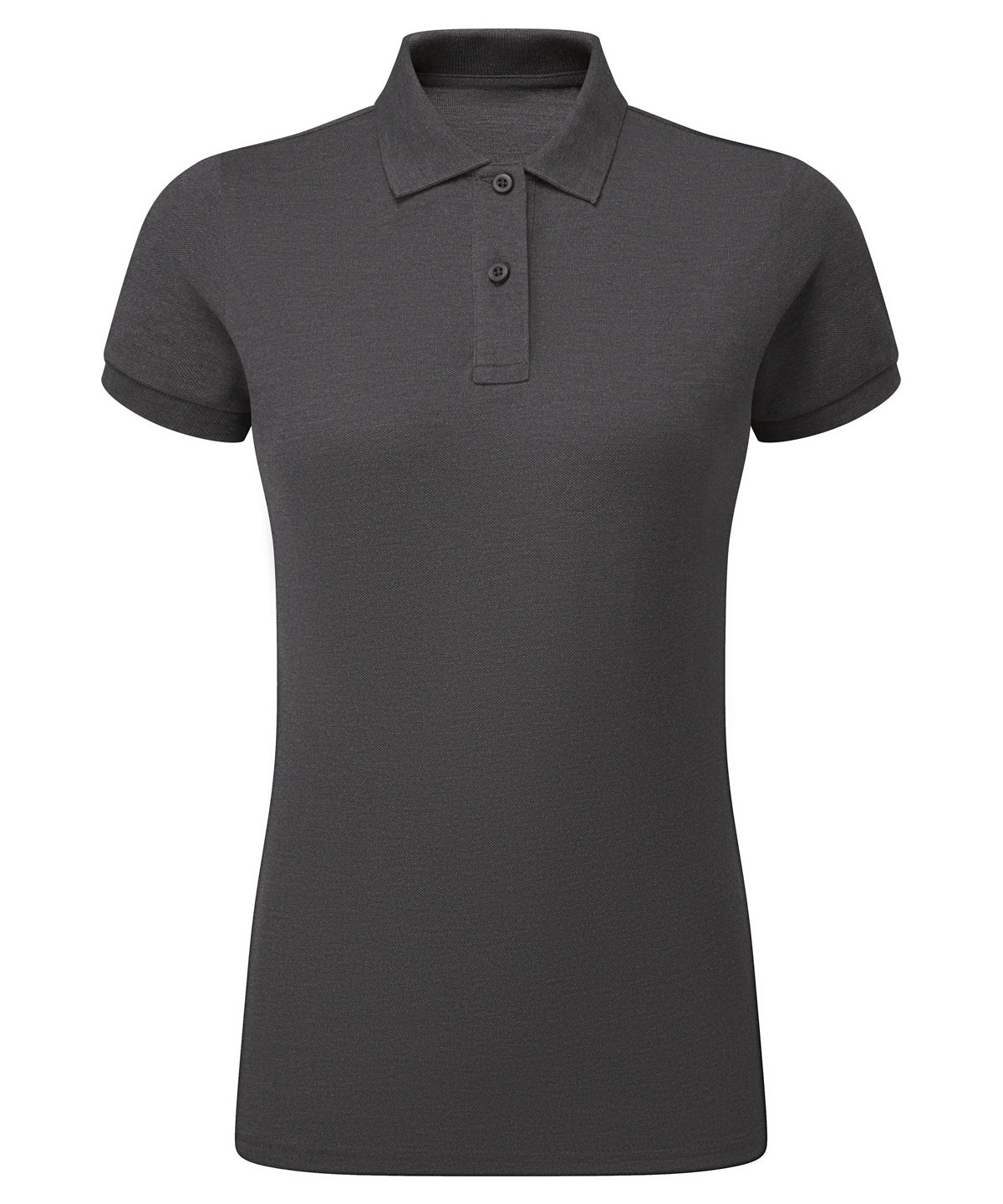 Tryck din logga på Piké från Asquith & Fox - Anpassa Classic Tailored Polo - Dam i färgen Mörkgrå för företag, föreningar och privatpersoner