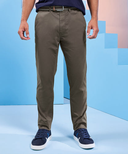 Tryck din logga på Chinos från Asquith & Fox - Anpassa Klassisk chinos för herr i färgen för företag, föreningar och privatpersoner