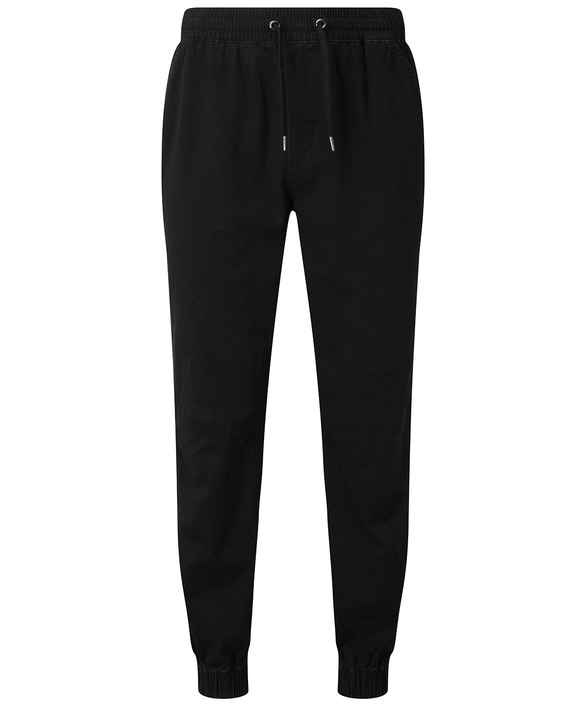 Tryck din logga på Mjukisbyxor från Asquith & Fox - Anpassa Twill-jogger i färgen Svart för företag, föreningar och privatpersoner
