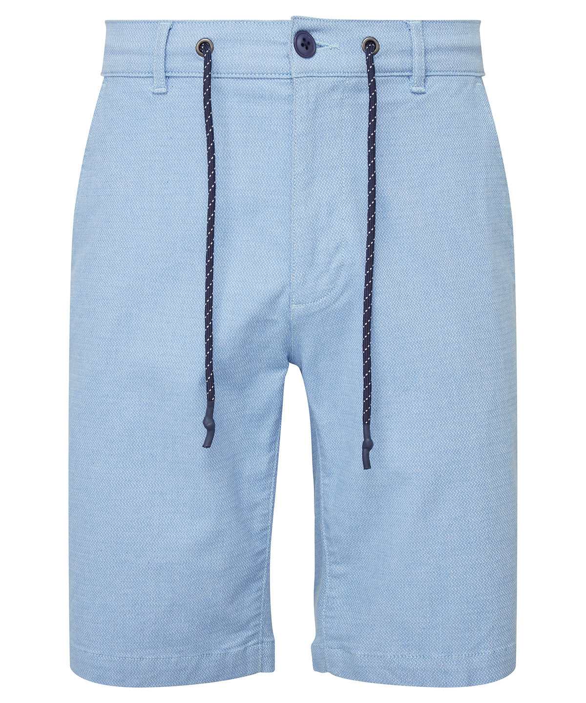 Tryck din logga på Shorts från Asquith & Fox - Anpassa Chino-shorts för vardagsbruk för herrar i färgen Ljusblå för företag, föreningar och privatpersoner