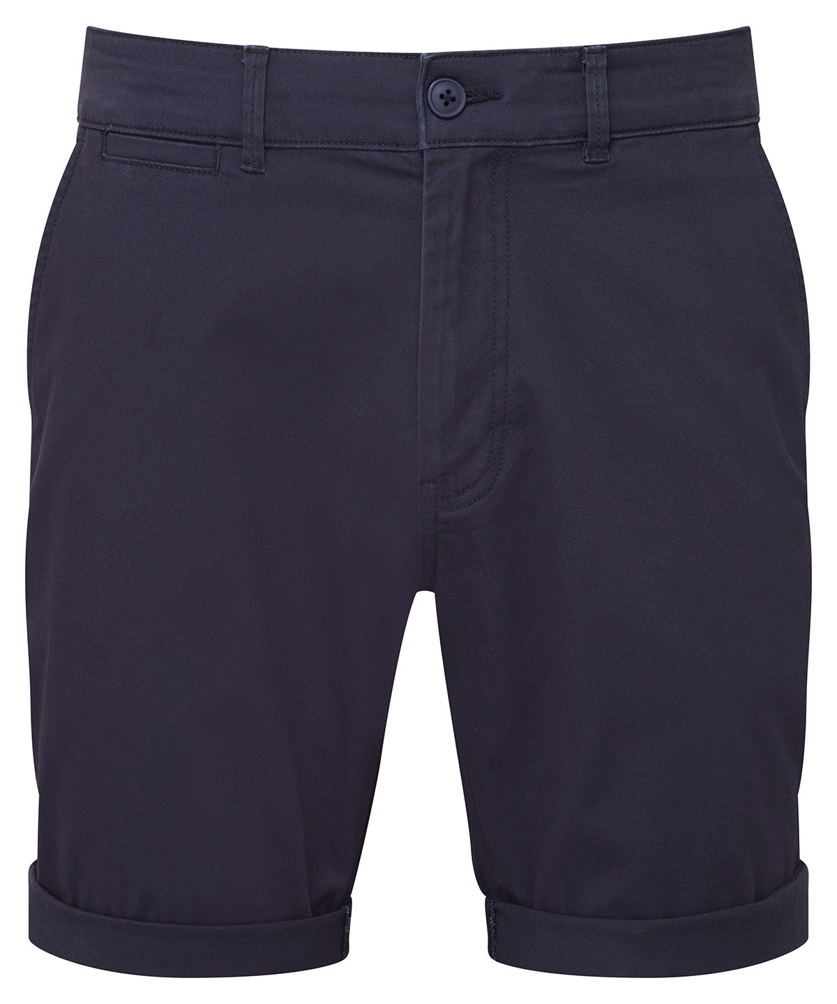 Tryck din logga på Shorts från Asquith & Fox - Anpassa Lätta chino-shorts för herrar i färgen Marinblå för företag, föreningar och privatpersoner