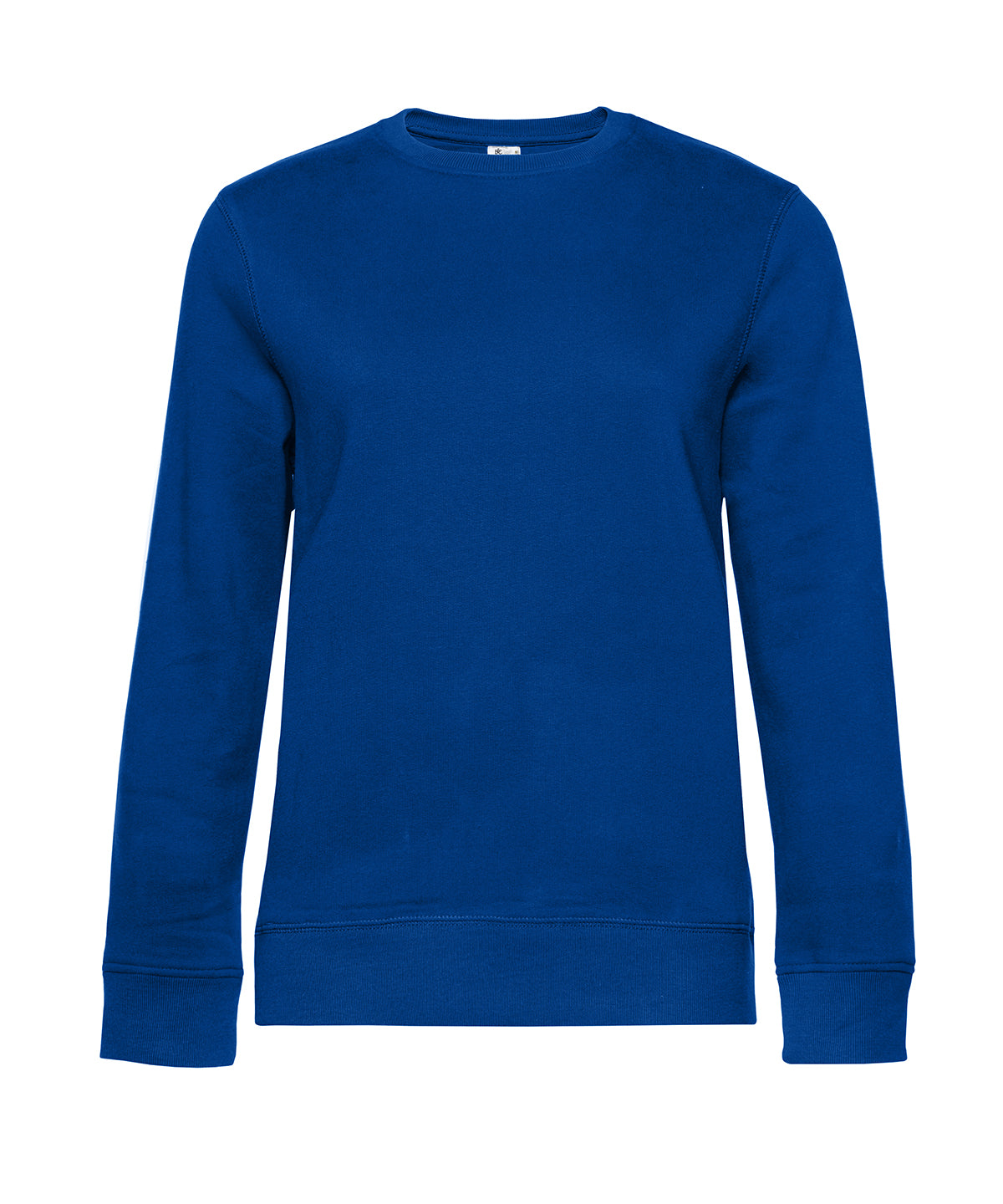 Tryck din logga på Sweatshirts från B&C Collection - Anpassa B&C Collection - Queen halsringning i färgen Royal för företag, föreningar och privatpersoner