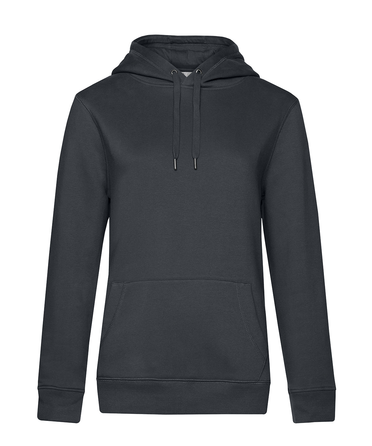 Tryck din logga på Hoodies från B&C Collection - Anpassa B&C Collection - Queen Hoodie i färgen Mörkgrå för företag, föreningar och privatpersoner