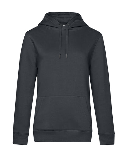 Tryck din logga på Hoodies från B&C Collection - Anpassa B&C Collection - Queen Hoodie i färgen Mörkgrå för företag, föreningar och privatpersoner