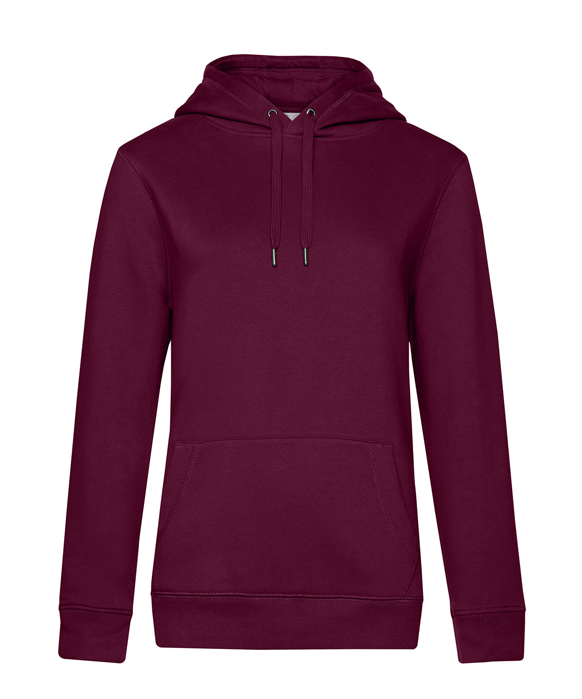 Tryck din logga på Hoodies från B&C Collection - Anpassa B&C Collection - Queen Hoodie i färgen Mörkröd för företag, föreningar och privatpersoner