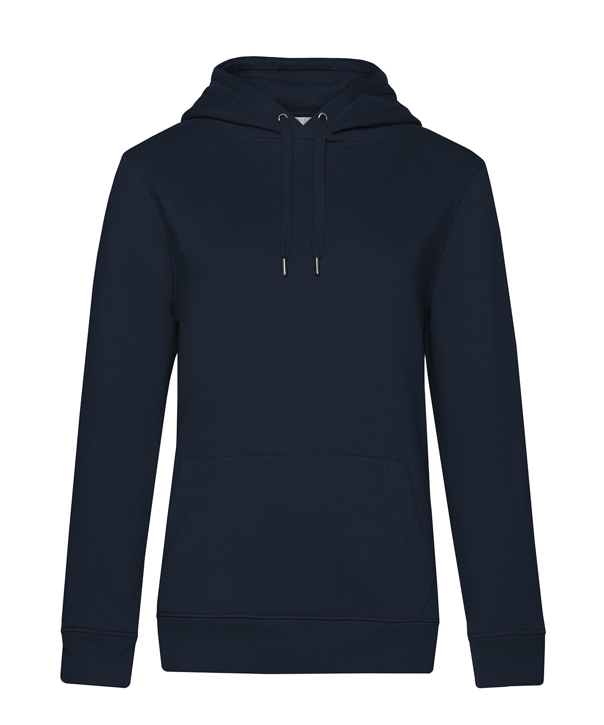 Tryck din logga på Hoodies från B&C Collection - Anpassa B&C Collection - Queen Hoodie i färgen Marinblå för företag, föreningar och privatpersoner