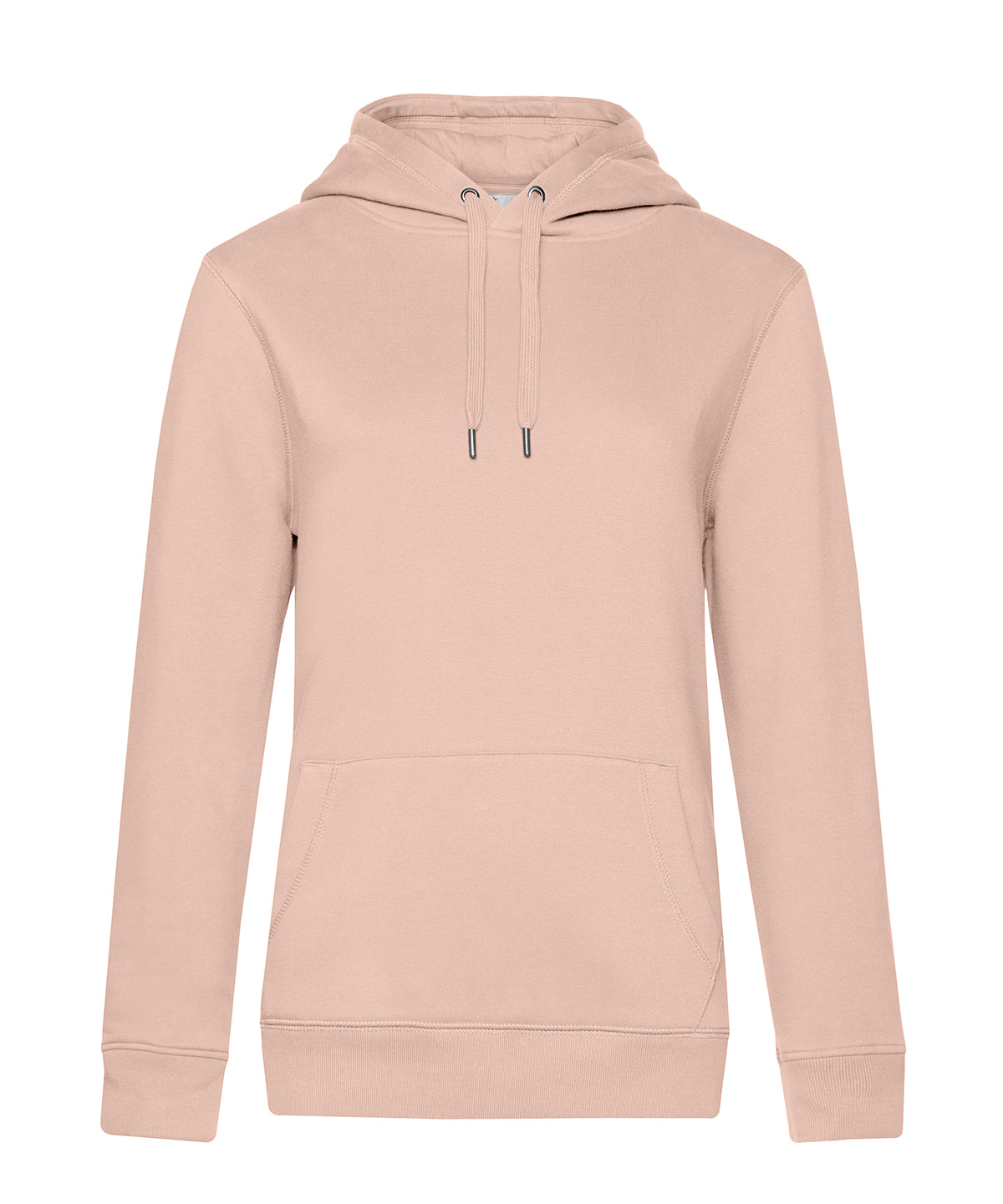 Tryck din logga på Hoodies från B&C Collection - Anpassa B&C Collection - Queen Hoodie i färgen Ljusrosa för företag, föreningar och privatpersoner