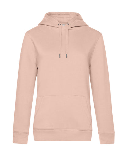 Tryck din logga på Hoodies från B&C Collection - Anpassa B&C Collection - Queen Hoodie i färgen Ljusrosa för företag, föreningar och privatpersoner