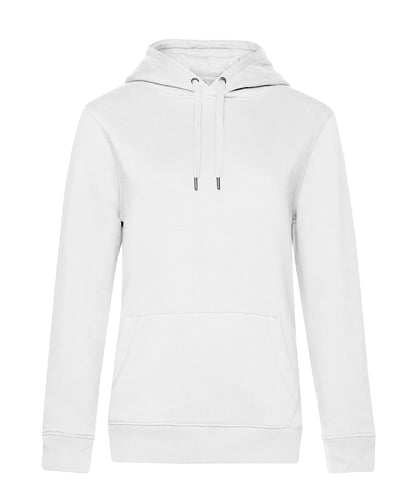 Tryck din logga på Hoodies från B&C Collection - Anpassa B&C Collection - Queen Hoodie i färgen Vit för företag, föreningar och privatpersoner