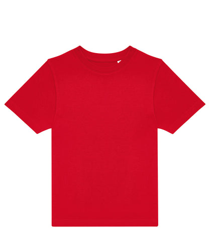 Tryck din logga på T-shirts från B&C Collection - Anpassa (B220B) B&C #E190 /barn i färgen Mellan röd för företag, föreningar och privatpersoner