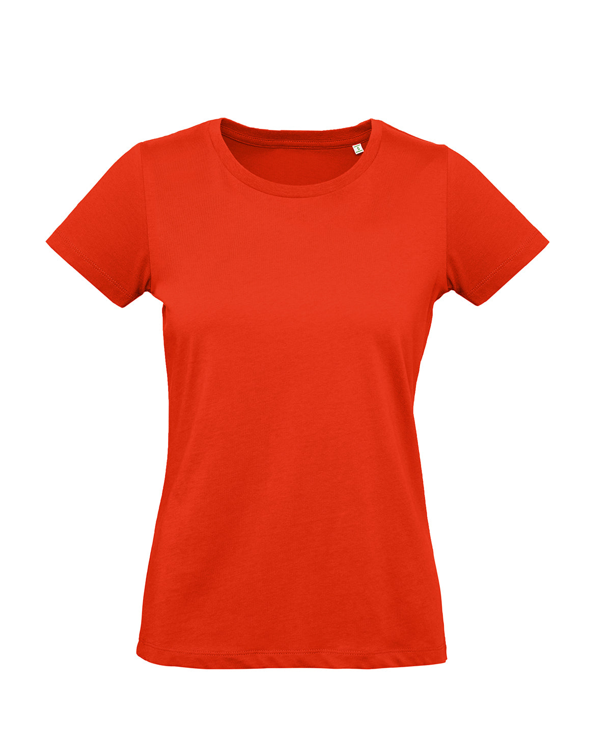 Tryck din logga på T-shirts från B&C Collection - Anpassa B&C Inspire Plus T -Dam i färgen Mellan röd för företag, föreningar och privatpersoner