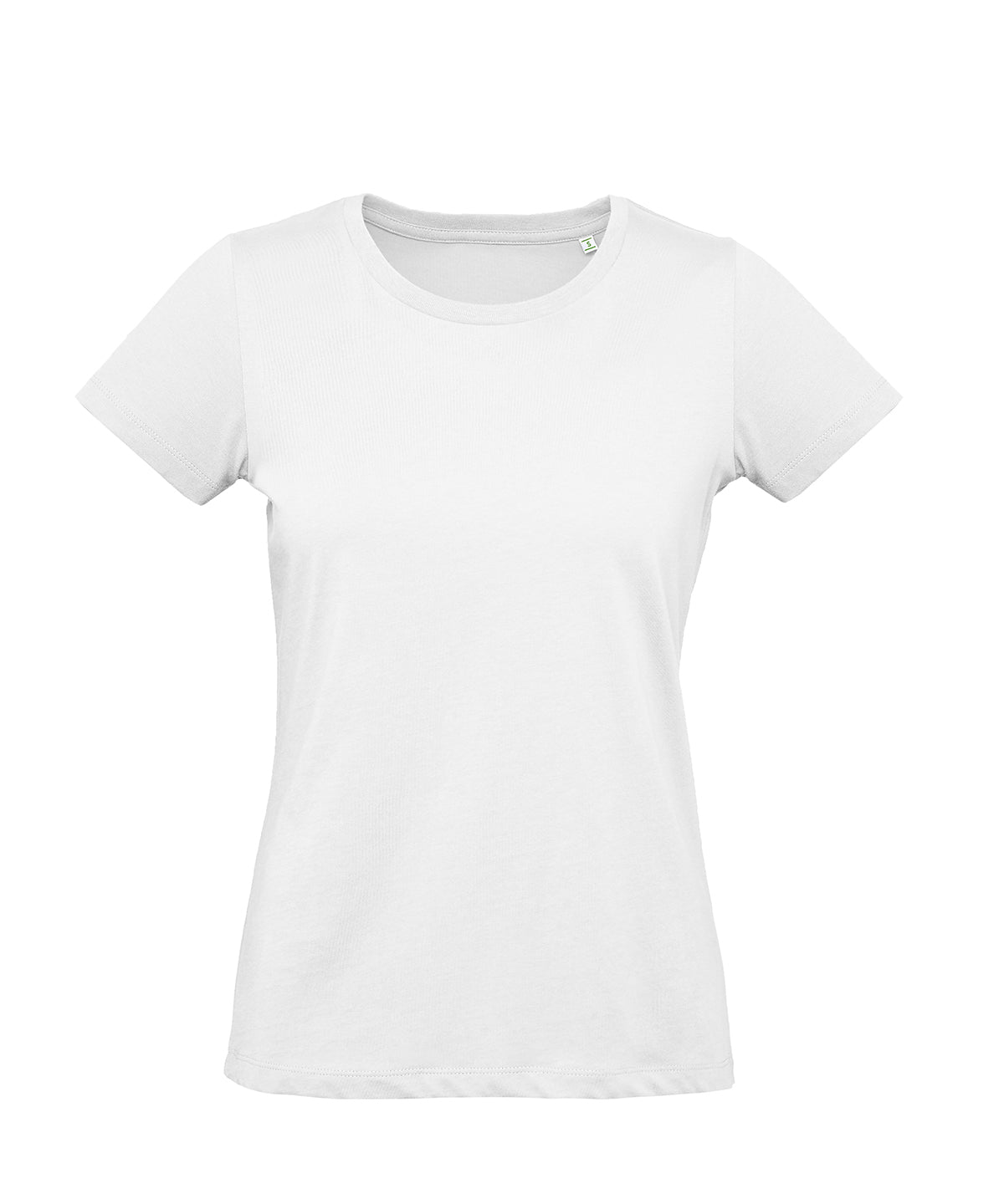Tryck din logga på T-shirts från B&C Collection - Anpassa B&C Inspire Plus T -Dam i färgen Vit för företag, föreningar och privatpersoner