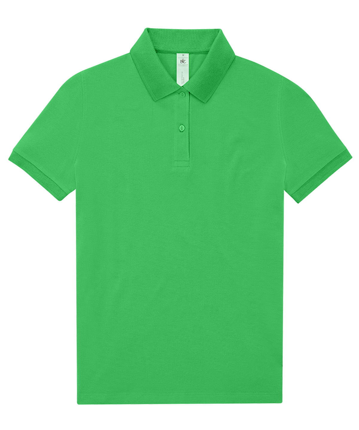 Tryck din logga på Piké från B&C Collection - Anpassa B&C My Polo 180 - Dam i färgen Mellan grön för företag, föreningar och privatpersoner