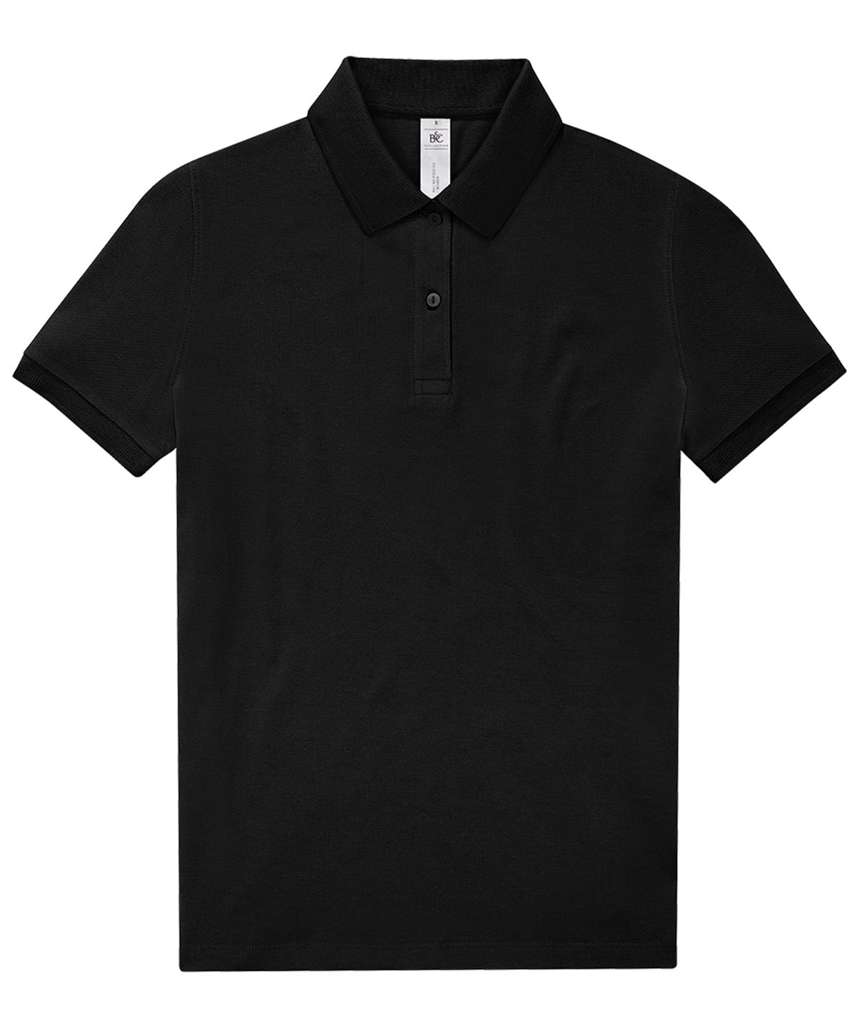 Tryck din logga på Piké från B&C Collection - Anpassa B&C My Polo 180 - Dam i färgen Svart för företag, föreningar och privatpersoner
