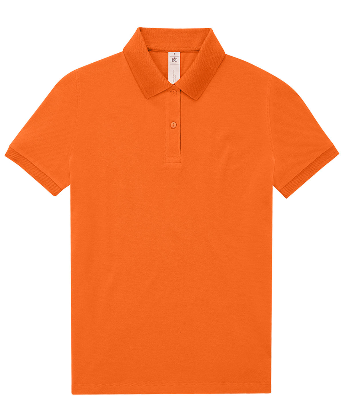 Tryck din logga på Piké från B&C Collection - Anpassa B&C My Polo 180 - Dam i färgen Mellan Orange för företag, föreningar och privatpersoner