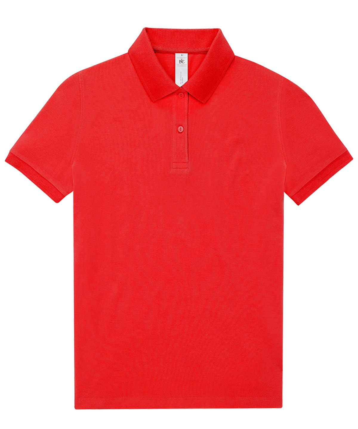 Tryck din logga på Piké från B&C Collection - Anpassa B&C My Polo 180 - Dam i färgen Mellan röd för företag, föreningar och privatpersoner