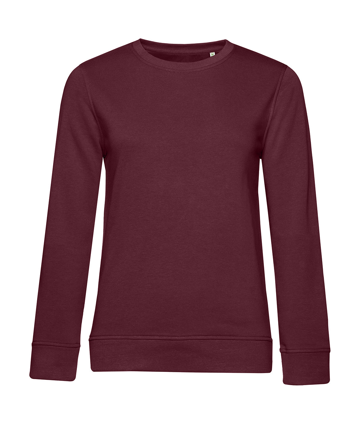 Tryck din logga på Sweatshirts från B&C Collection - Anpassa B&C Collection - Inspire rund hals för Damer i färgen Burgundy för företag, föreningar och privatpersoner