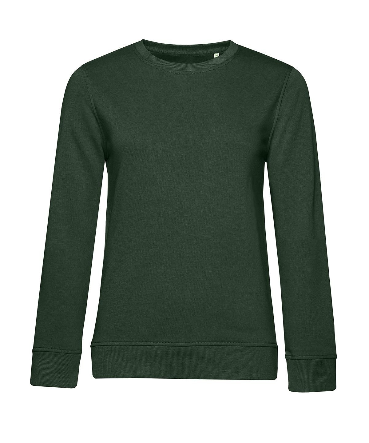 Tryck din logga på Sweatshirts från B&C Collection - Anpassa B&C Collection - Inspire rund hals för Damer i färgen Mörkgrön för företag, föreningar och privatpersoner
