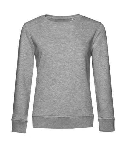 Tryck din logga på Sweatshirts från B&C Collection - Anpassa B&C Collection - Inspire rund hals för Damer i färgen Ljunggrå för företag, föreningar och privatpersoner