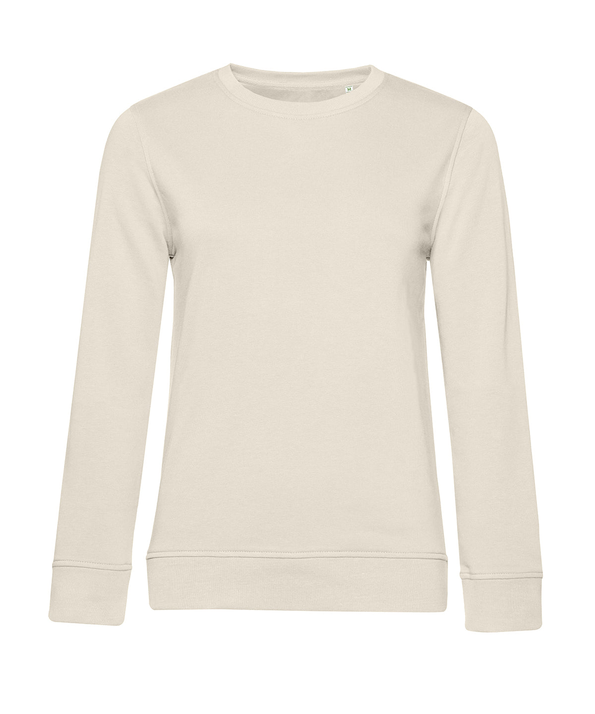 Tryck din logga på Sweatshirts från B&C Collection - Anpassa B&C Collection - Inspire rund hals för Damer i färgen Off Vit för företag, föreningar och privatpersoner