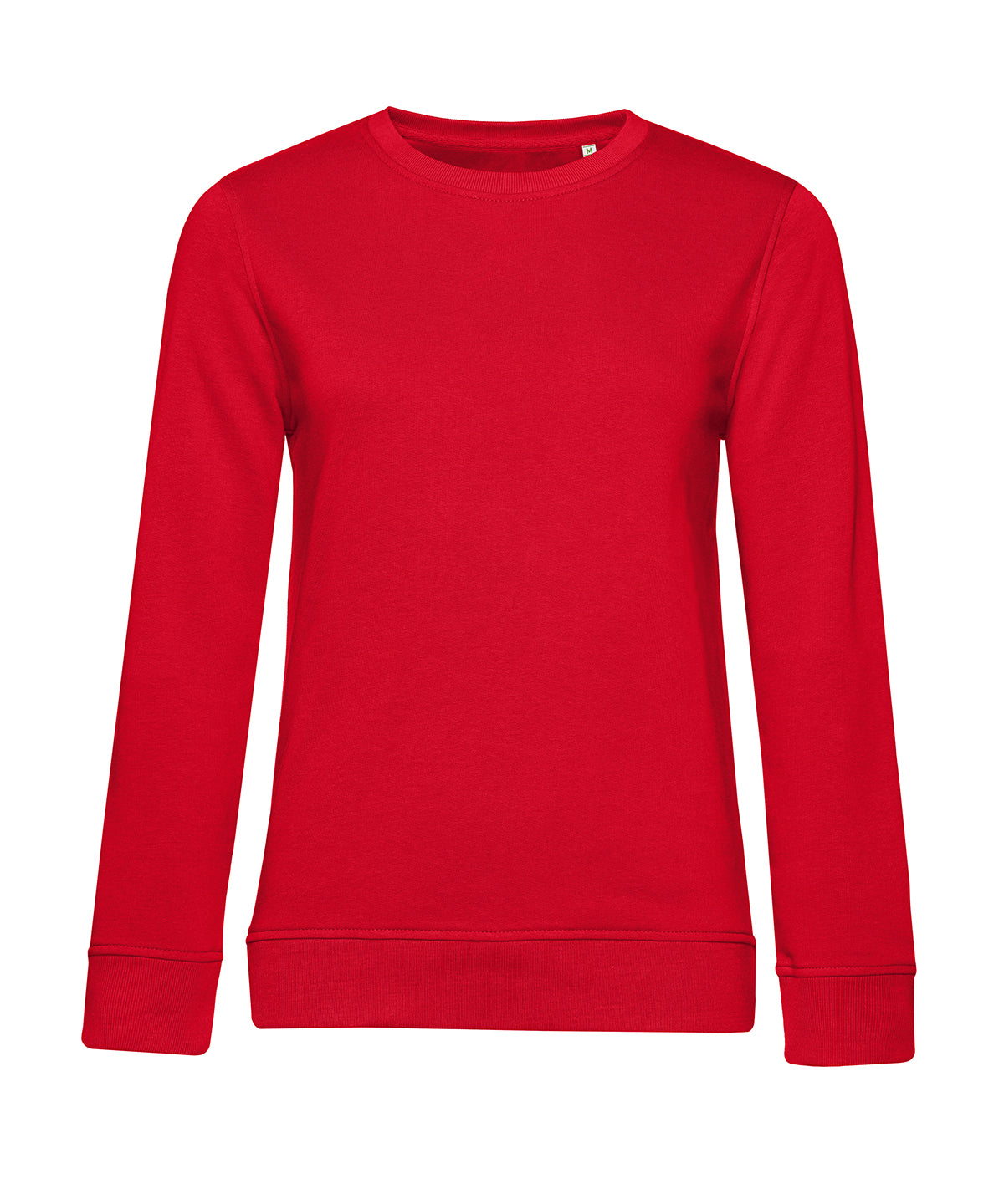 Tryck din logga på Sweatshirts från B&C Collection - Anpassa B&C Collection - Inspire rund hals för Damer i färgen Mellan röd för företag, föreningar och privatpersoner