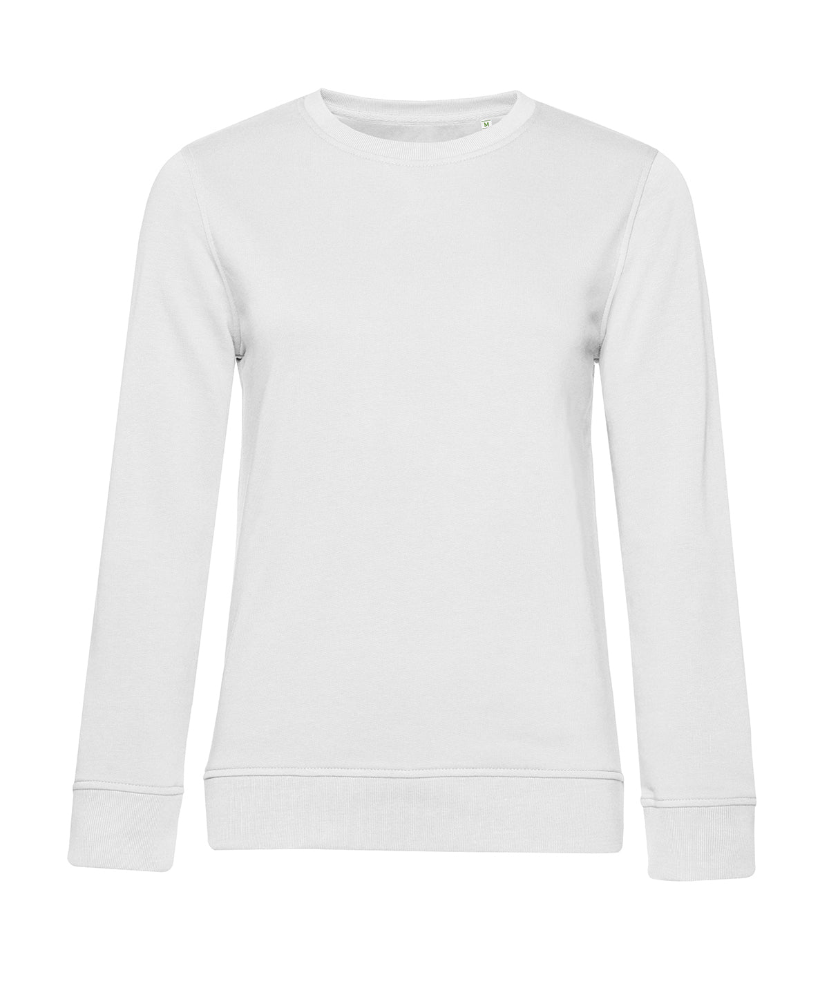 Tryck din logga på Sweatshirts från B&C Collection - Anpassa B&C Collection - Inspire rund hals för Damer i färgen Vit för företag, föreningar och privatpersoner