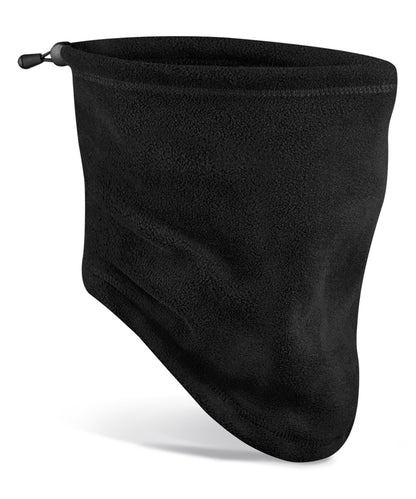 Tryck din logga på Halsvärmare från Beechfield - Anpassa Snodd i återvunnen fleece i färgen Svart One Size för företag, föreningar och privatpersoner