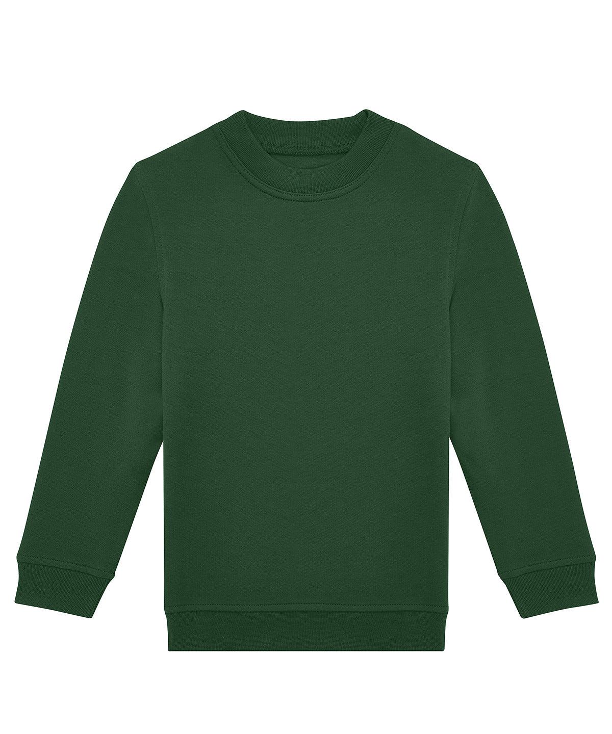 Tryck din logga på Sweatshirts från B&C Collection - Anpassa B&C Collection - Besättning För Barn i färgen Djup grön för företag, föreningar och privatpersoner