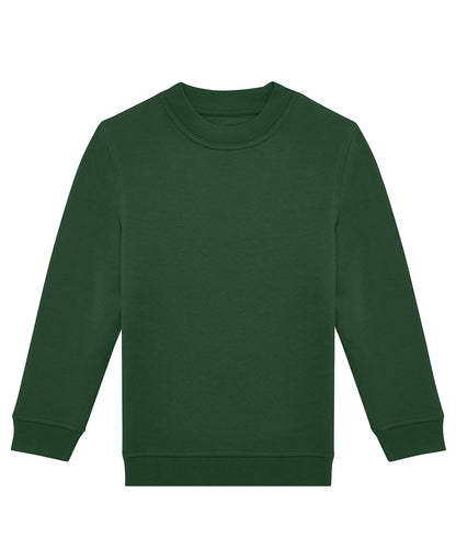Tryck din logga på Sweatshirts från B&C Collection - Anpassa B&C Collection - Besättning För Barn i färgen Djup grön för företag, föreningar och privatpersoner