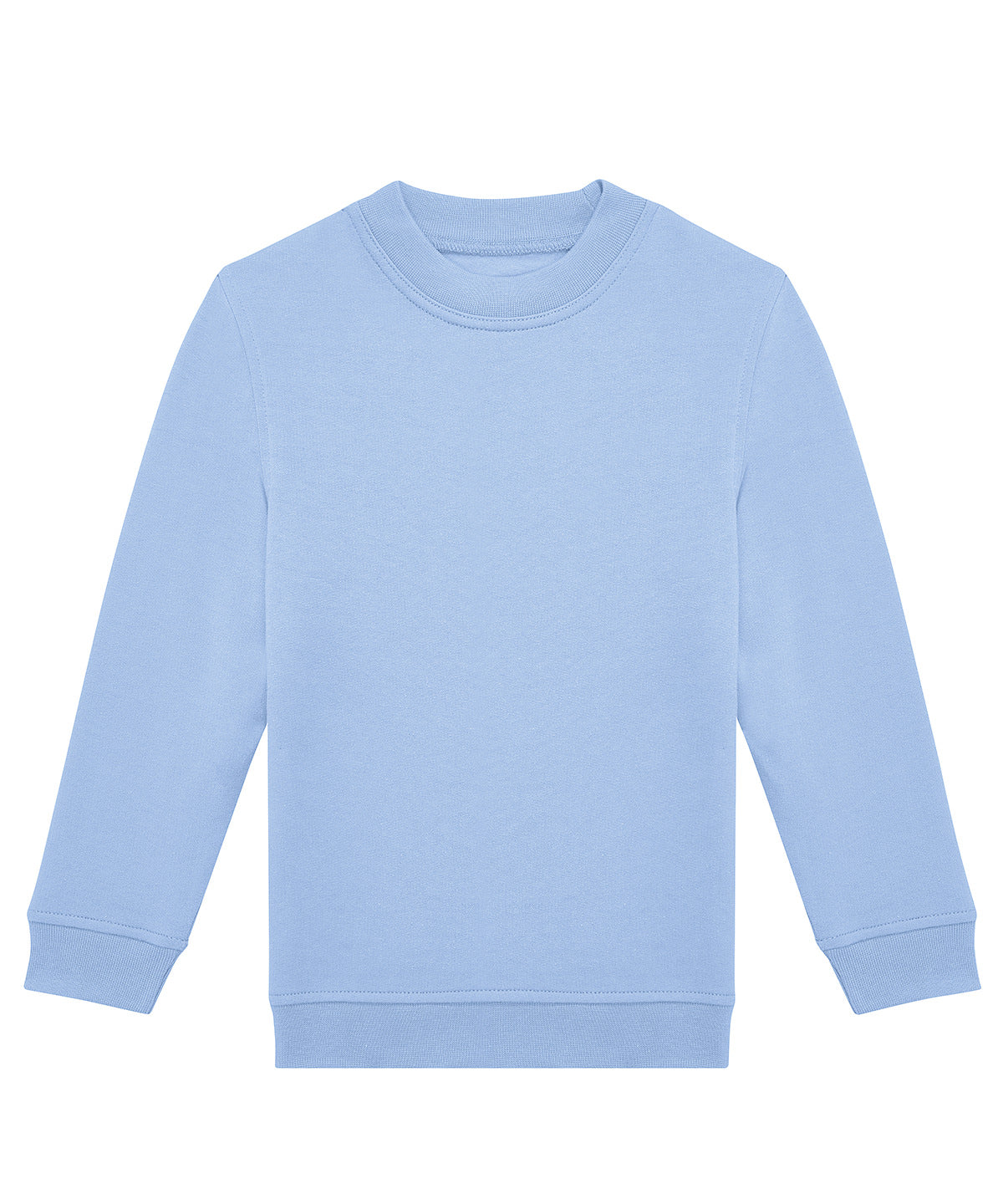 Tryck din logga på Sweatshirts från B&C Collection - Anpassa B&C Collection - Besättning För Barn i färgen Ljusblå för företag, föreningar och privatpersoner