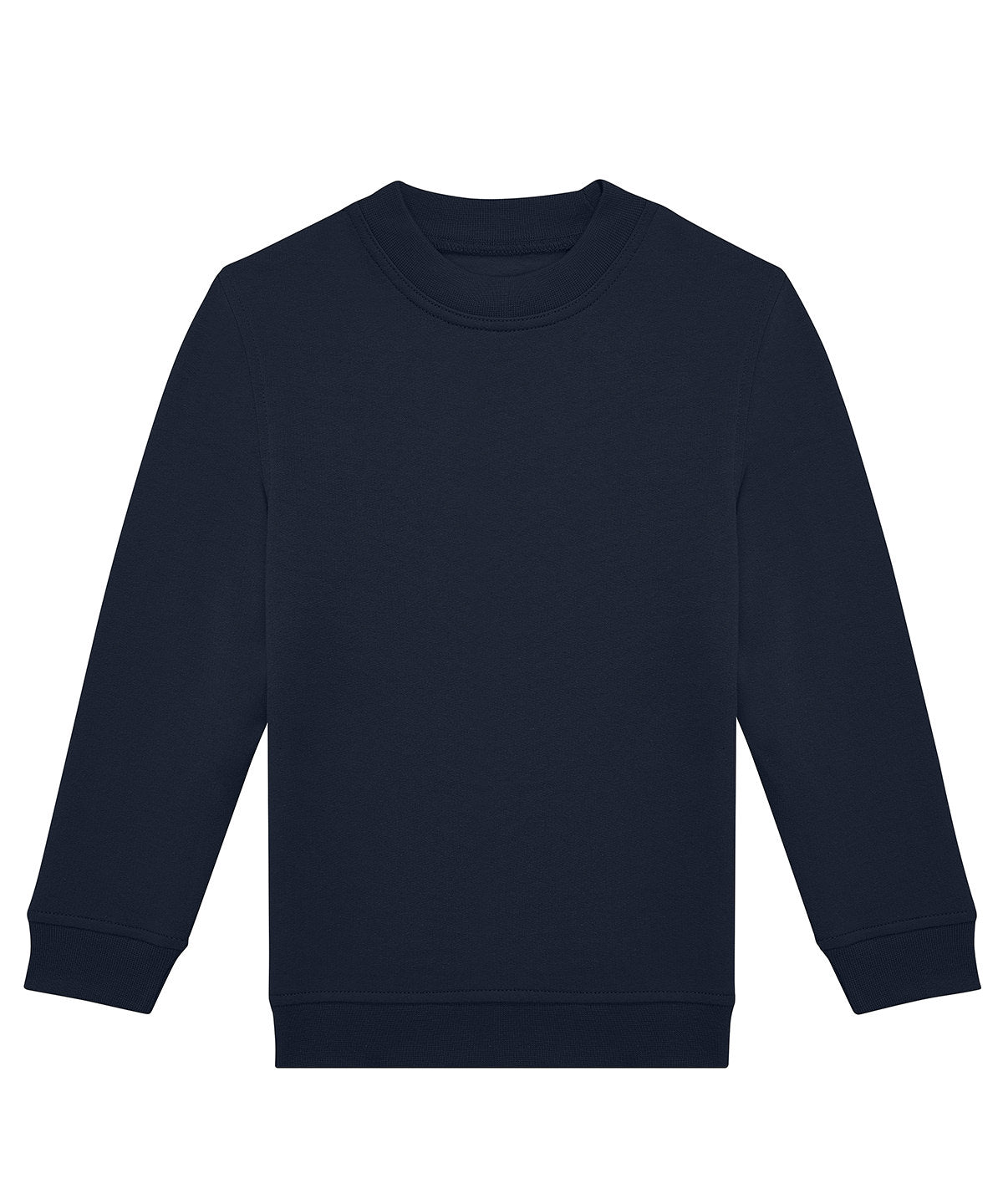 Tryck din logga på Sweatshirts från B&C Collection - Anpassa B&C Collection - Besättning För Barn i färgen Marinblå för företag, föreningar och privatpersoner