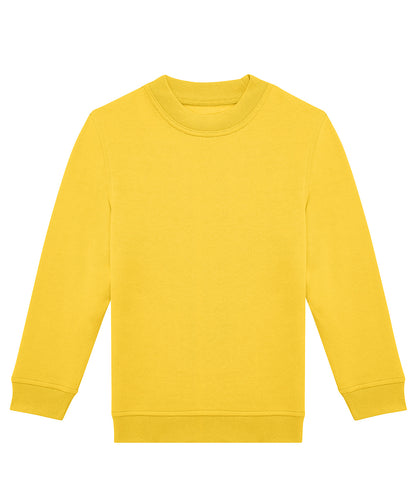 Tryck din logga på Sweatshirts från B&C Collection - Anpassa B&C Collection - Besättning För Barn i färgen Mellan gul för företag, föreningar och privatpersoner