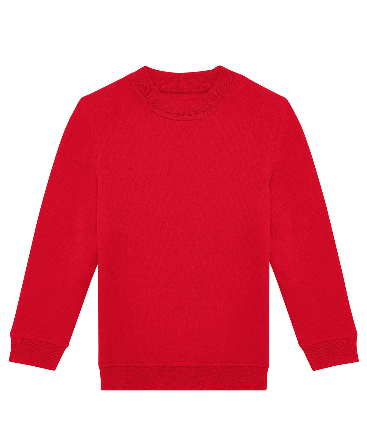 Tryck din logga på Sweatshirts från B&C Collection - Anpassa B&C Collection - Besättning För Barn i färgen Mellan röd för företag, föreningar och privatpersoner