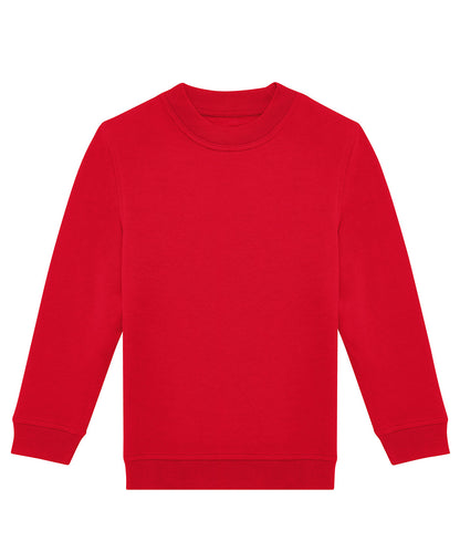 Tryck din logga på Sweatshirts från B&C Collection - Anpassa B&C Collection - Besättning För Barn i färgen Mellan röd för företag, föreningar och privatpersoner