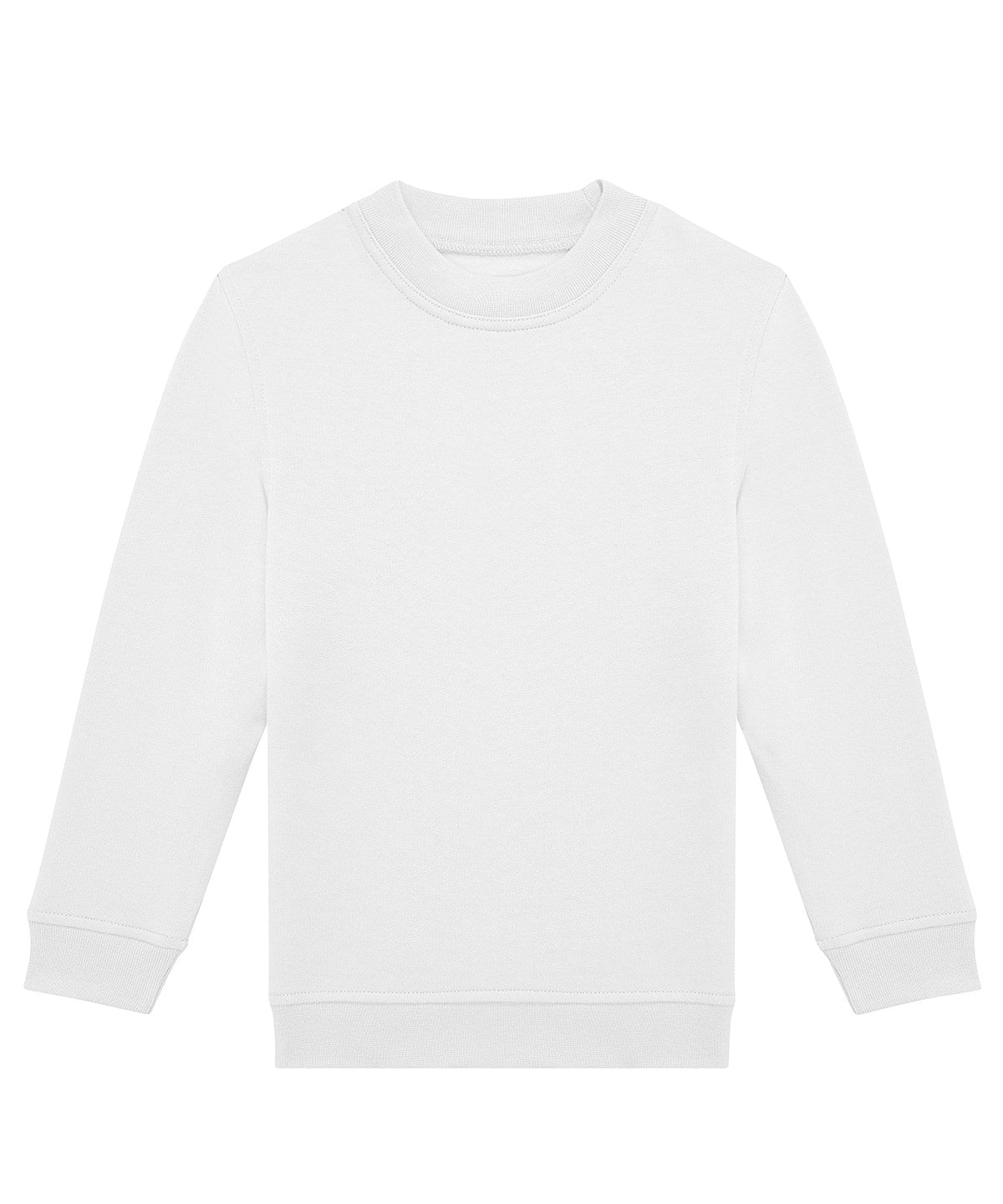 Tryck din logga på Sweatshirts från B&C Collection - Anpassa B&C Collection - Besättning För Barn i färgen Vit för företag, föreningar och privatpersoner