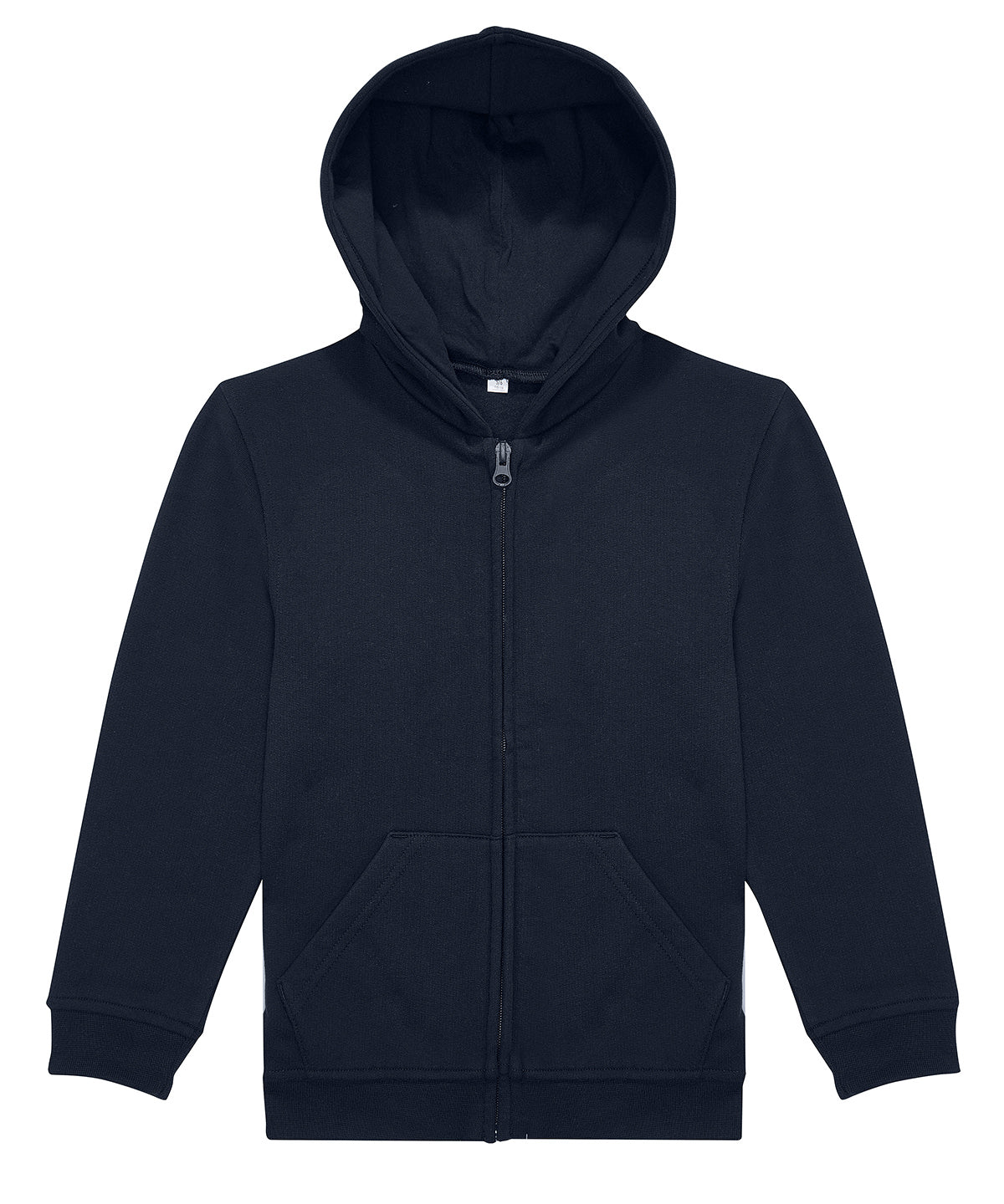 Tryck din logga på Hoodies från B&C Collection - Anpassa B&C Collection - Zip Hoodie för Barn i färgen Marinblå för företag, föreningar och privatpersoner