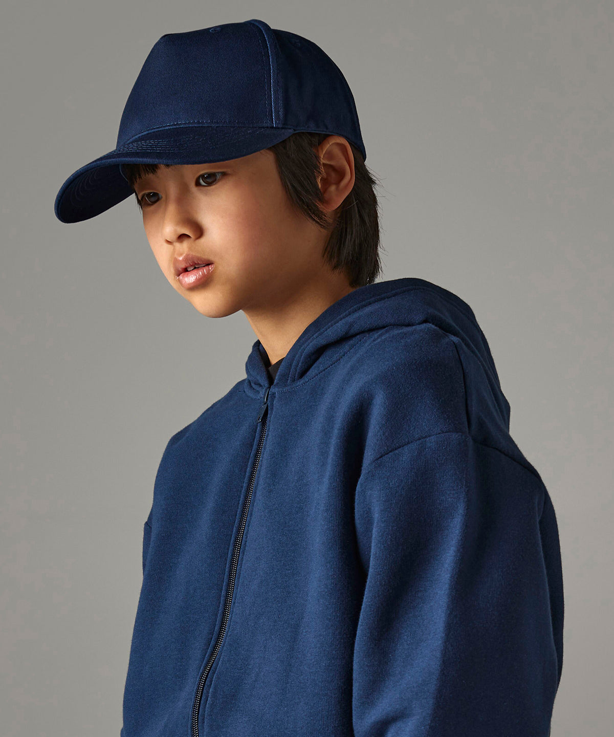 Tryck din logga på Kepsar från Beechfield - Anpassa Junior 5-panel keps i ekologisk bomull i färgen för företag, föreningar och privatpersoner