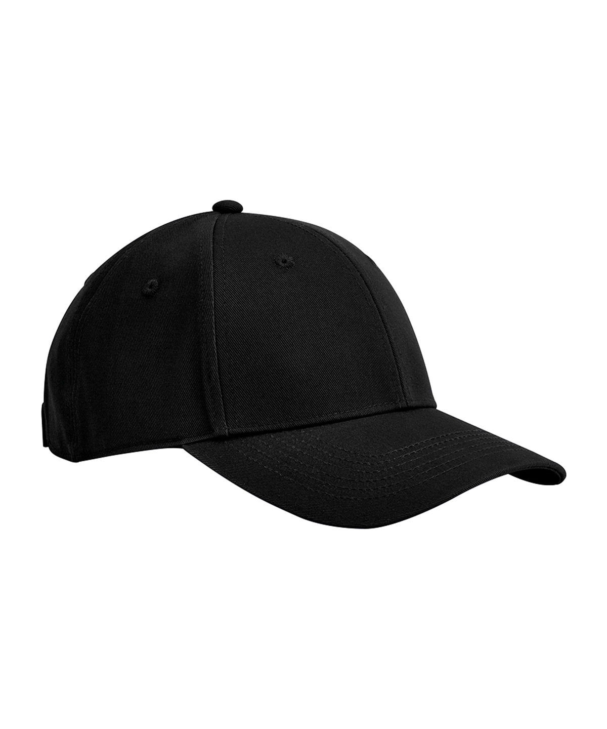 Tryck din logga på Kepsar från Beechfield - Anpassa EarthAware junior klassisk 6-panel keps i ekologisk bomull i färgen Svart One Size för företag, föreningar och privatpersoner